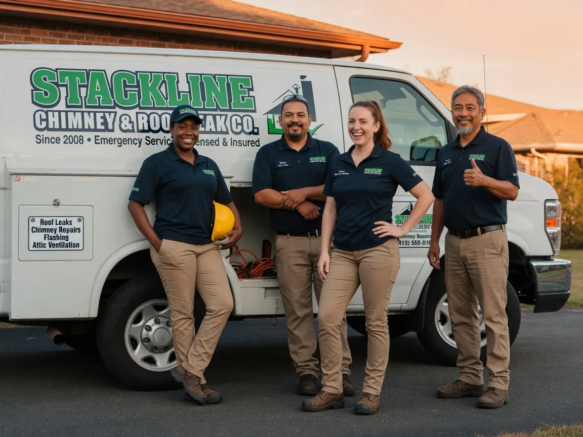 Chimney flashing repair company in Clothier, WV